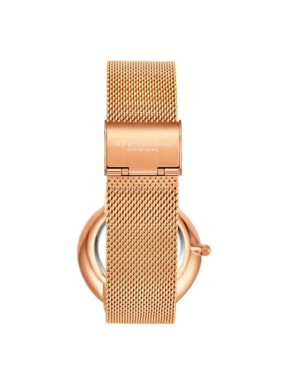 NWT Stuhrling Original Monaco Quartz Rose Gold Dial Men's Watch